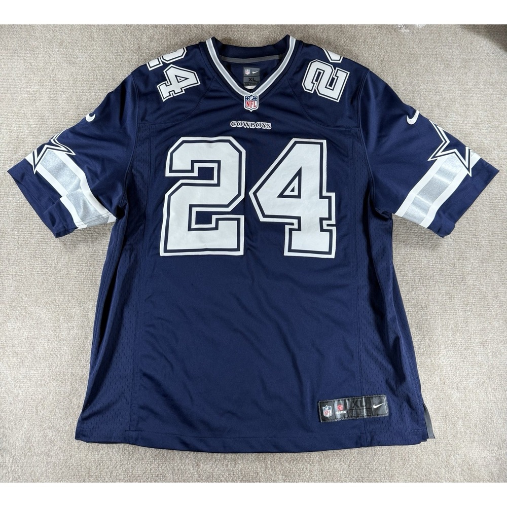 Dallas Cowboys Morris Claiborne #24 Nike On Field Jersey Mens XL NFL Navy